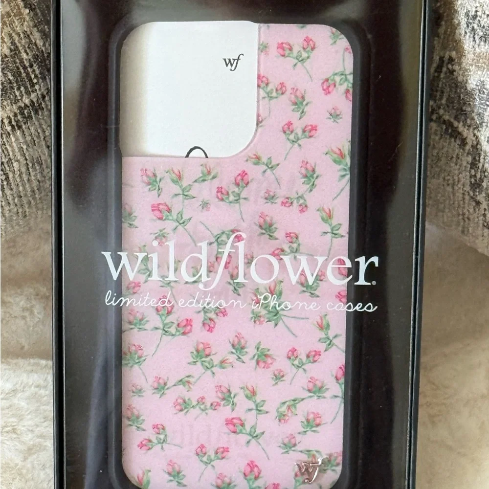 🌷Wildflower Pink Posie Rosie Floral iPhone 15 Pro Max Phone Case - Picture 2 of 11